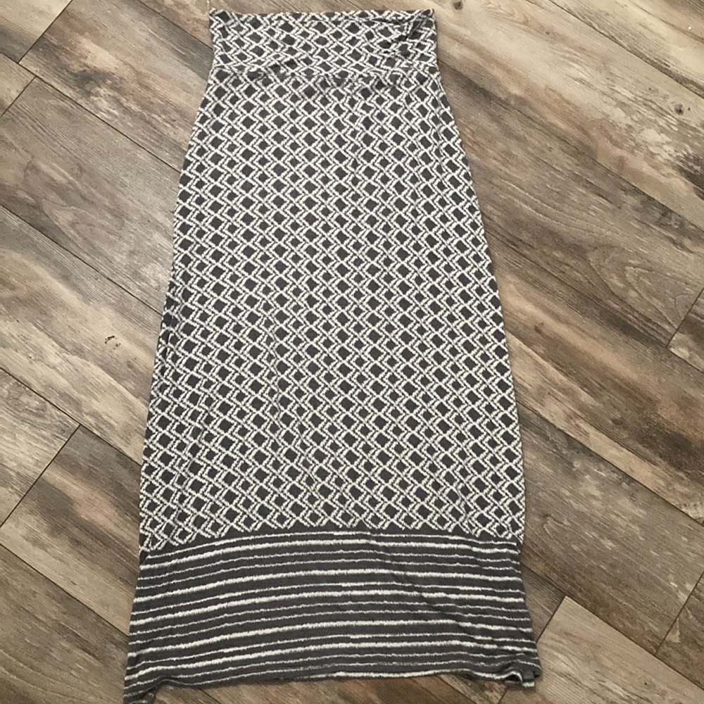 Max Studio Multi-Print Stretchy Maxi Skirt Size S